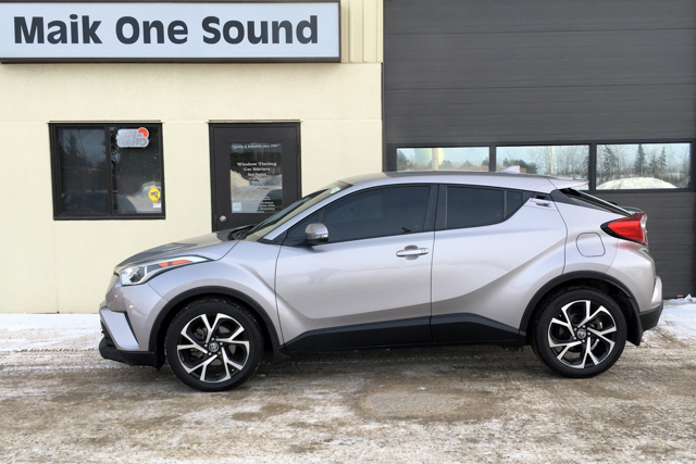 Toyota 2019 C-HR with professional window tint in North Bay